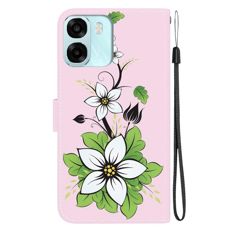 For OPPO A6 / A6s / A6t / A6x 4G / 5G Global Crystal Texture Colored Drawing Leather Phone Case