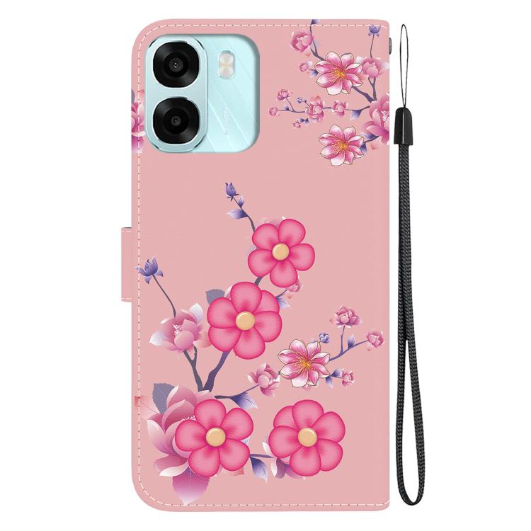 For OPPO A6 / A6s / A6t / A6x 4G / 5G Global Crystal Texture Colored Drawing Leather Phone Case