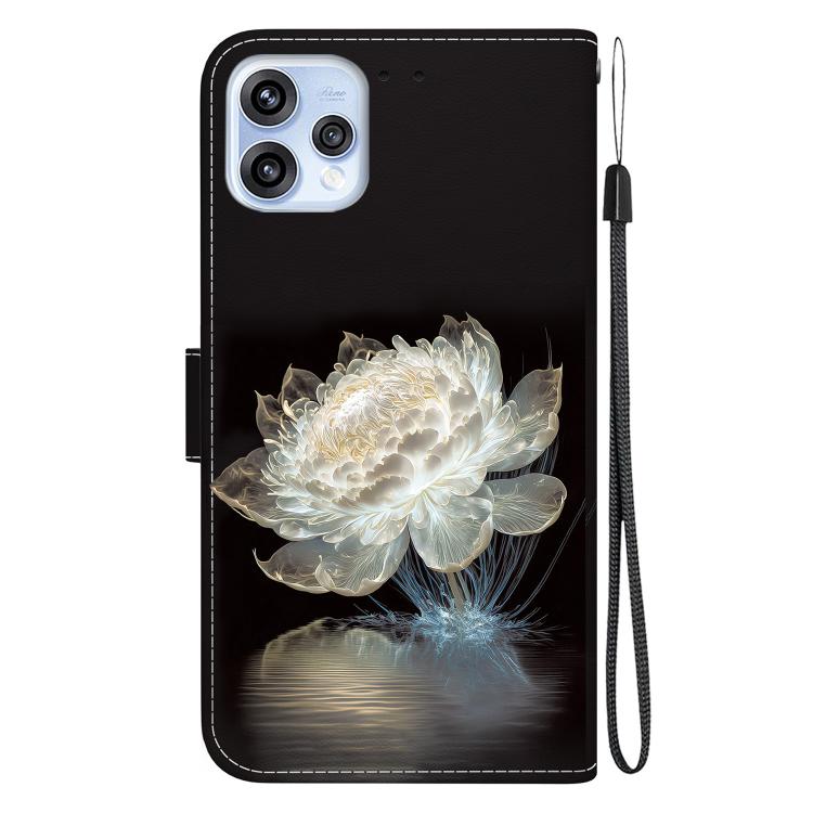 For OPPO Reno15 5G Global Crystal Texture Colored Drawing Leather Phone Case