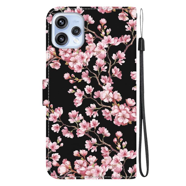 For OPPO Reno15 5G Global Crystal Texture Colored Drawing Leather Phone Case