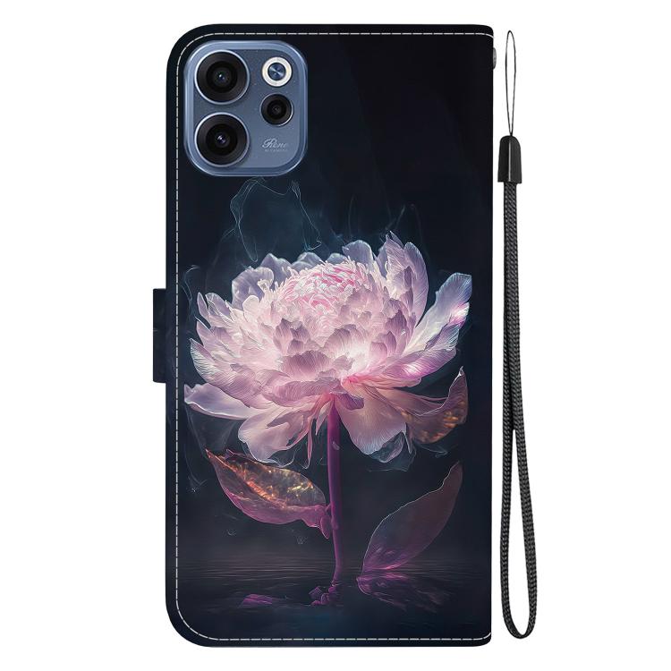 For OPPO Reno15 F 5G Global Crystal Texture Colored Drawing Leather Phone Case