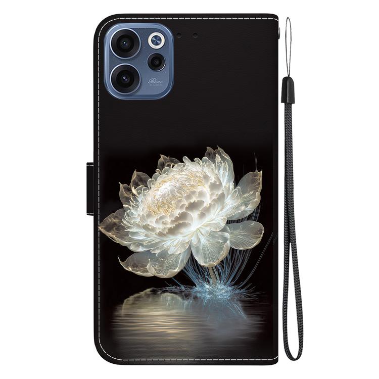 For OPPO Reno15 F 5G Global Crystal Texture Colored Drawing Leather Phone Case