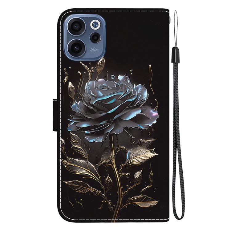 For OPPO Reno15 F 5G Global Crystal Texture Colored Drawing Leather Phone Case
