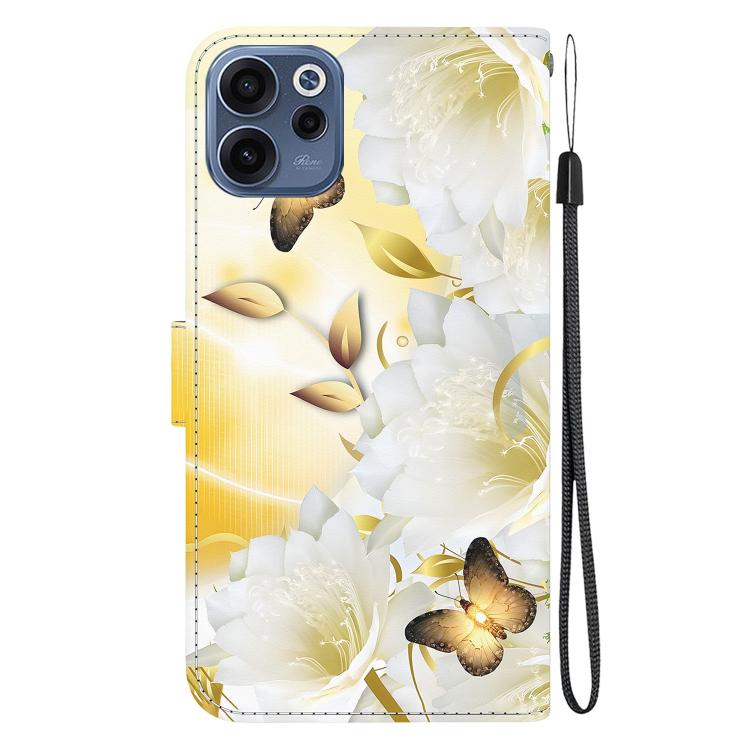 For OPPO Reno15 F 5G Global Crystal Texture Colored Drawing Leather Phone Case