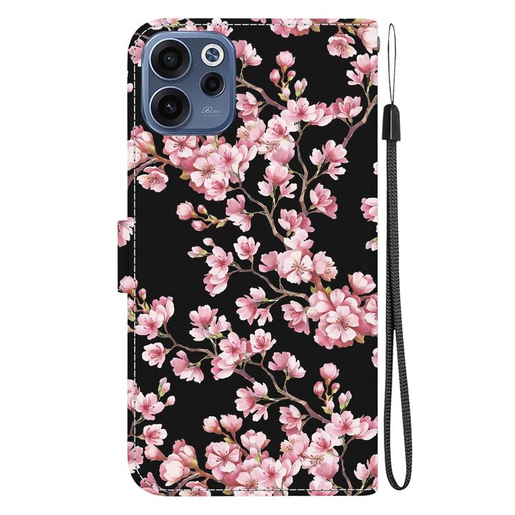For OPPO Reno15 F 5G Global Crystal Texture Colored Drawing Leather Phone Case