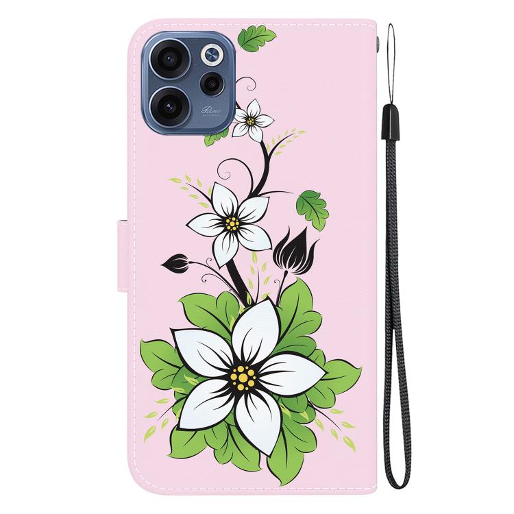 For OPPO Reno15 F 5G Global Crystal Texture Colored Drawing Leather Phone Case