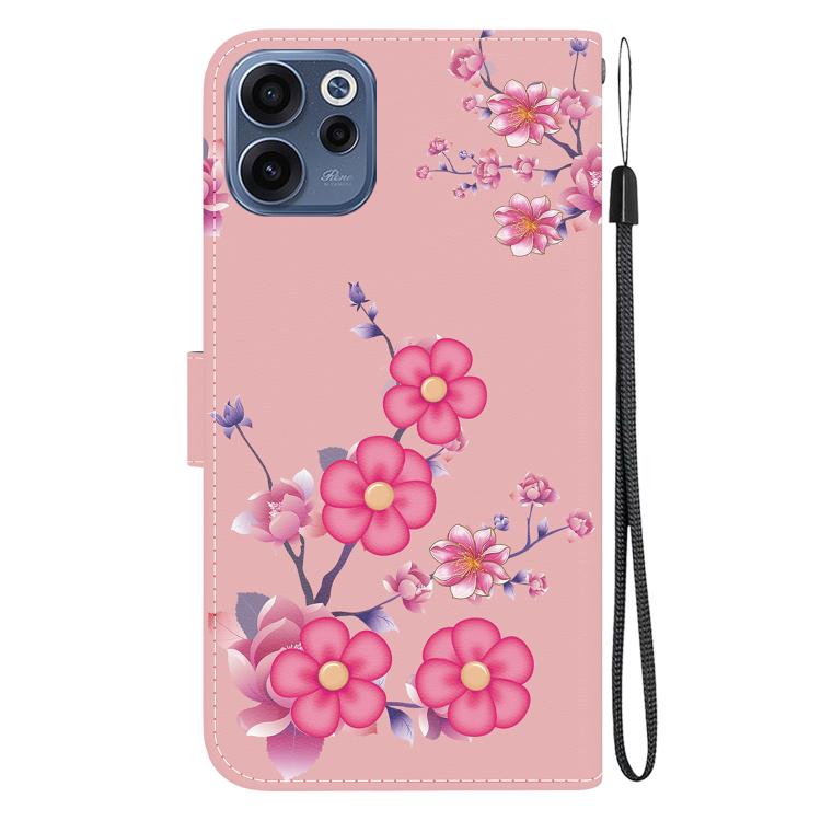 For OPPO Reno15 F 5G Global Crystal Texture Colored Drawing Leather Phone Case