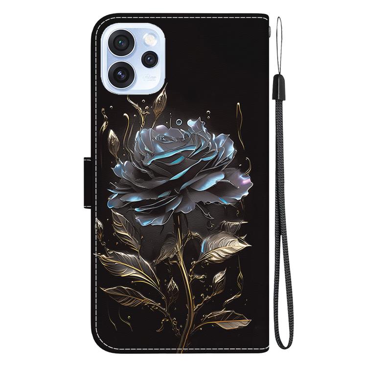 For OPPO Reno15 Pro Max 5G / Reno15 Pro India Crystal Texture Colored Drawing Leather Phone Case