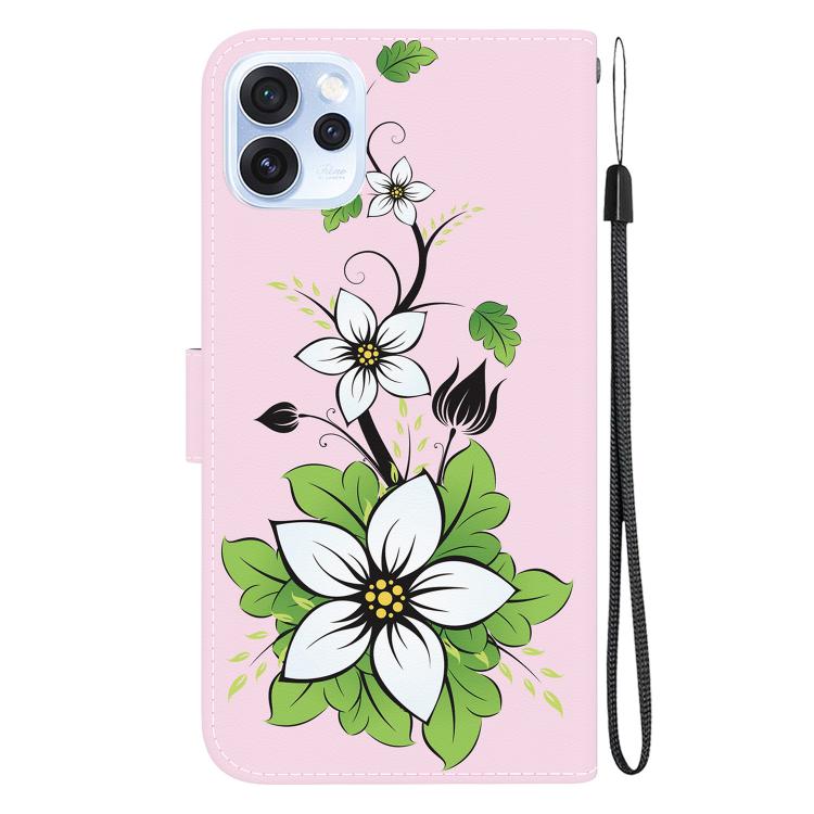 For OPPO Reno15 Pro Max 5G / Reno15 Pro India Crystal Texture Colored Drawing Leather Phone Case