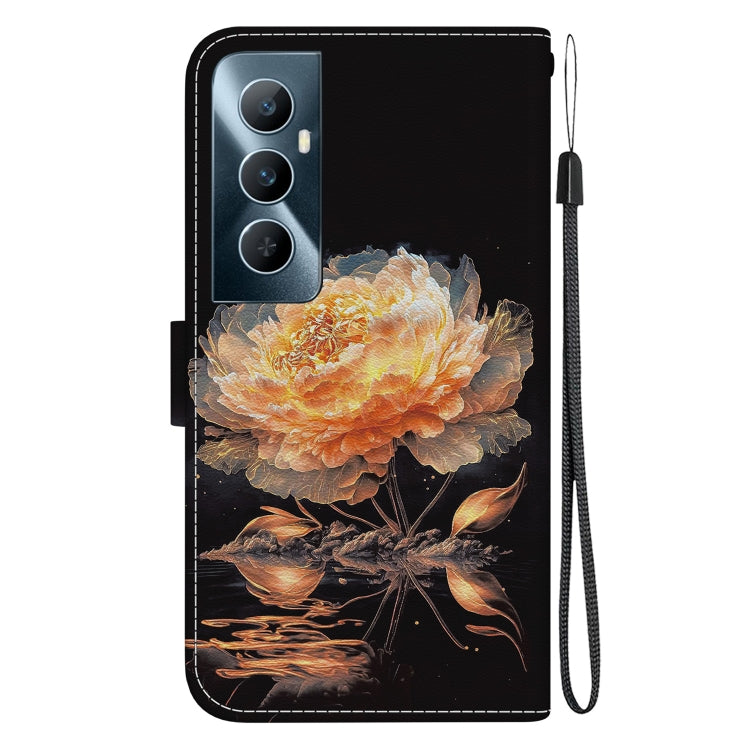 For Realme C65 4G Crystal Texture Colored Drawing Leather Phone Case