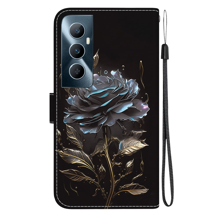 For Realme C65 4G Crystal Texture Colored Drawing Leather Phone Case