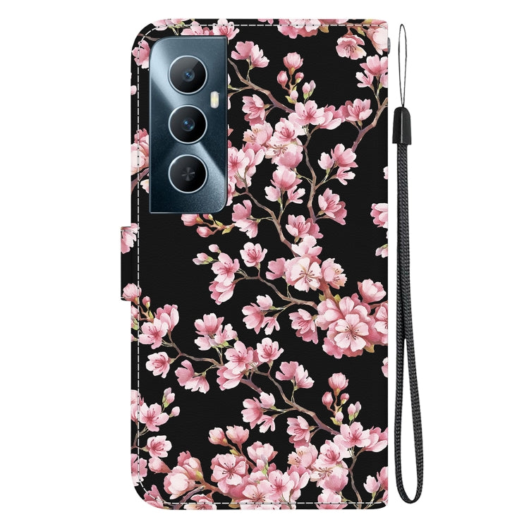 For Realme C65 4G Crystal Texture Colored Drawing Leather Phone Case