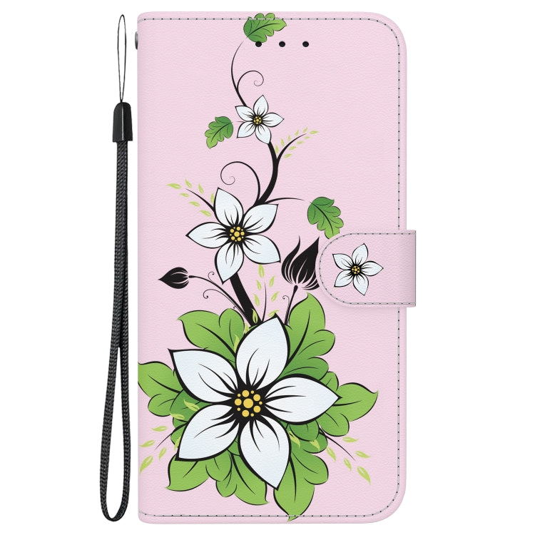 For Realme C65 4G Crystal Texture Colored Drawing Leather Phone Case