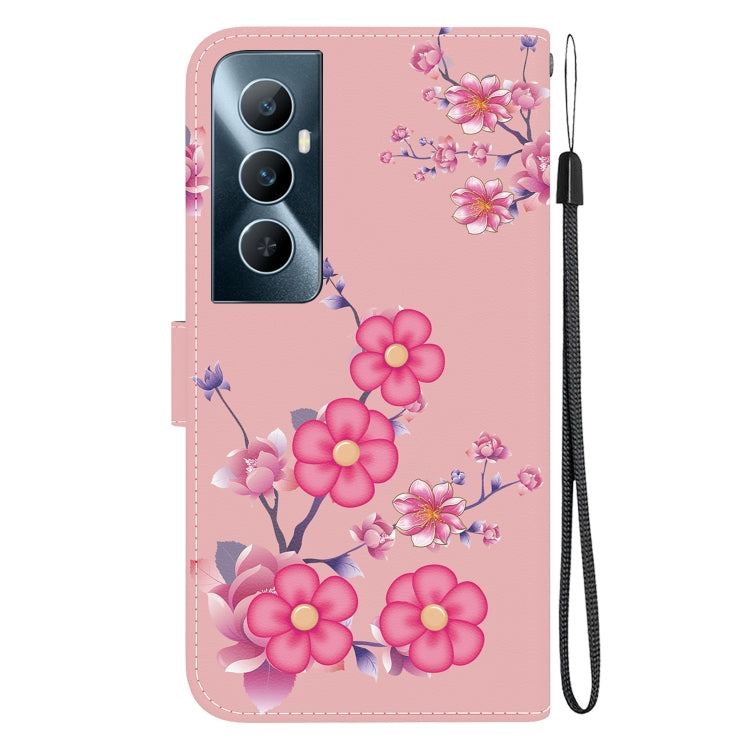 For Realme C65 4G Crystal Texture Colored Drawing Leather Phone Case