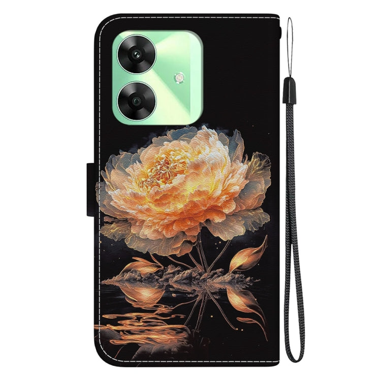 For Realme C61 / C63 / Note 60 Crystal Texture Colored Drawing Leather Phone Case