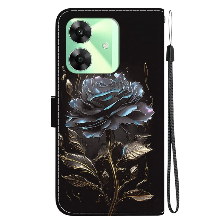 For Realme C61 / C63 / Note 60 Crystal Texture Colored Drawing Leather Phone Case