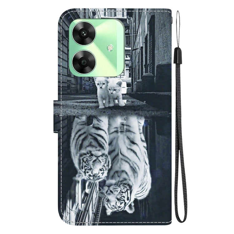 For Realme C61 / C63 / Note 60 Crystal Texture Colored Drawing Leather Phone Case