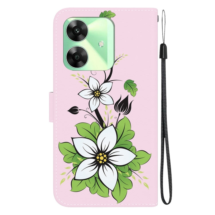 For Realme C61 / C63 / Note 60 Crystal Texture Colored Drawing Leather Phone Case