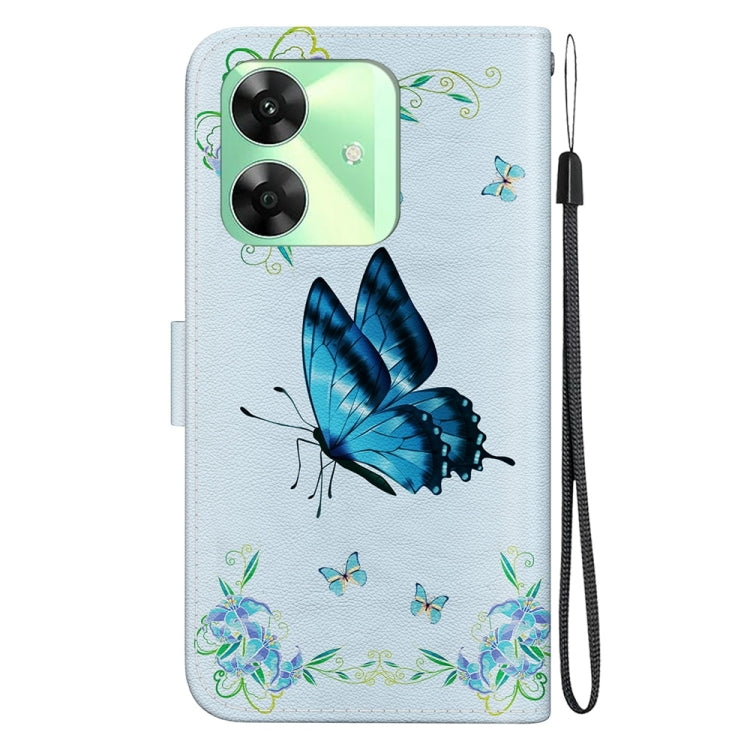 For Realme C61 / C63 / Note 60 Crystal Texture Colored Drawing Leather Phone Case