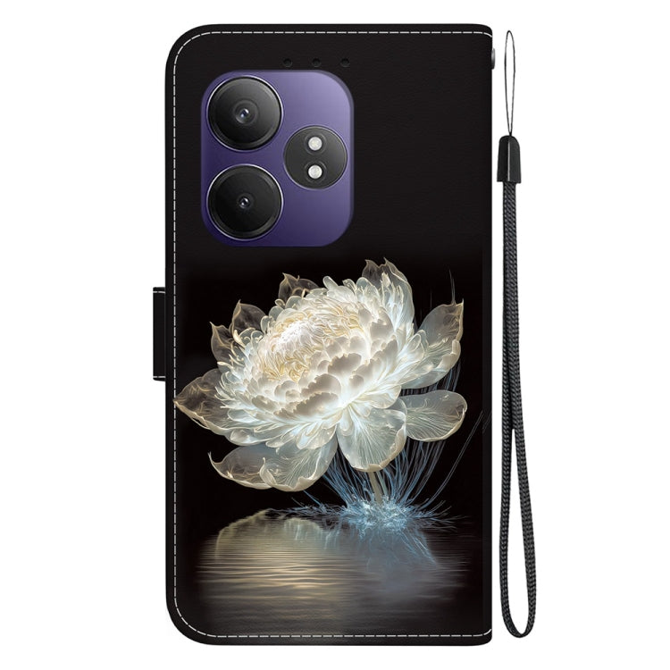 For Realme GT 6 / GT 6T / GT Neo6 Crystal Texture Colored Drawing Leather Phone Case