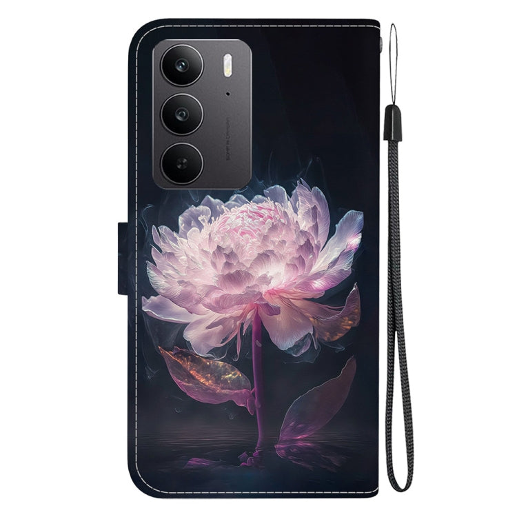 For Realme C75 Crystal Texture Colored Drawing Leather Phone Case