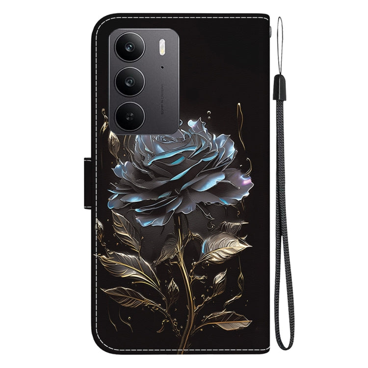 For Realme C75 Crystal Texture Colored Drawing Leather Phone Case
