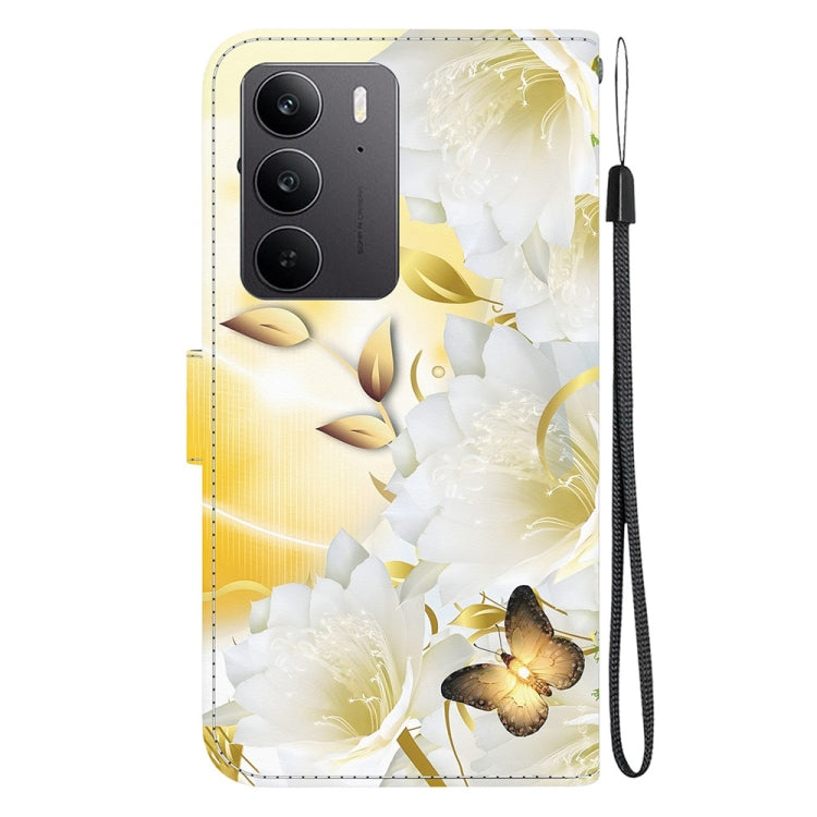For Realme C75 Crystal Texture Colored Drawing Leather Phone Case