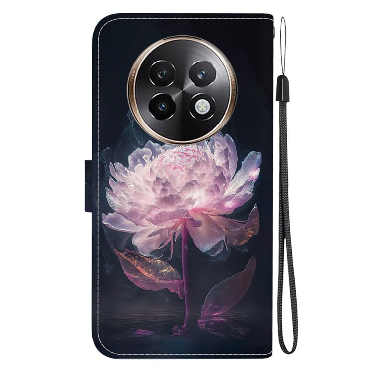 For Realme 13+ Global Crystal Texture Colored Drawing Leather Phone Case