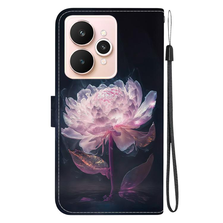For Realme 15 5G / Realme 15 Pro 5G Crystal Texture Colored Drawing Leather Phone Case