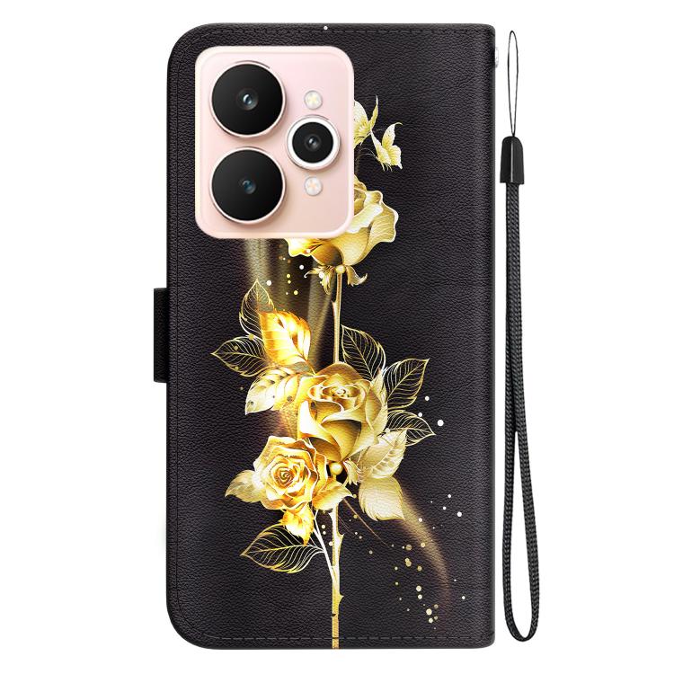 For Realme 15 5G / Realme 15 Pro 5G Crystal Texture Colored Drawing Leather Phone Case