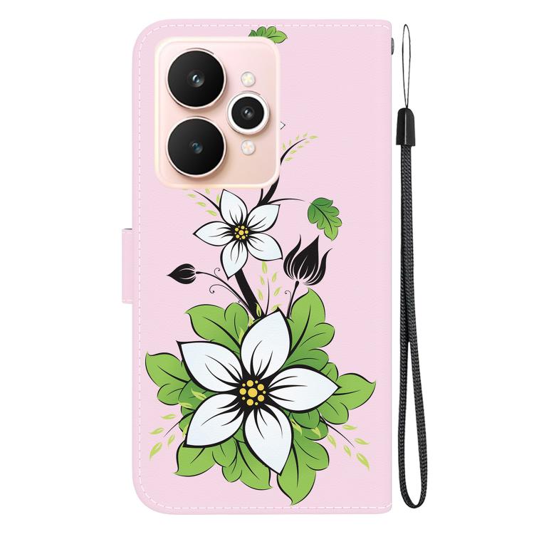 For Realme 15 5G / Realme 15 Pro 5G Crystal Texture Colored Drawing Leather Phone Case