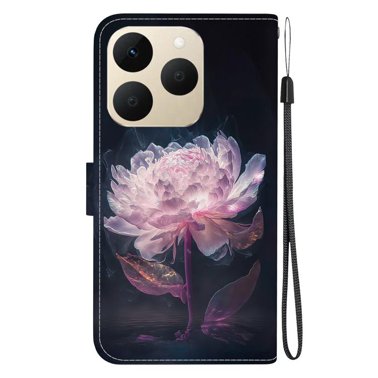 For Realme 15T 5G Crystal Texture Colored Drawing Leather Phone Case