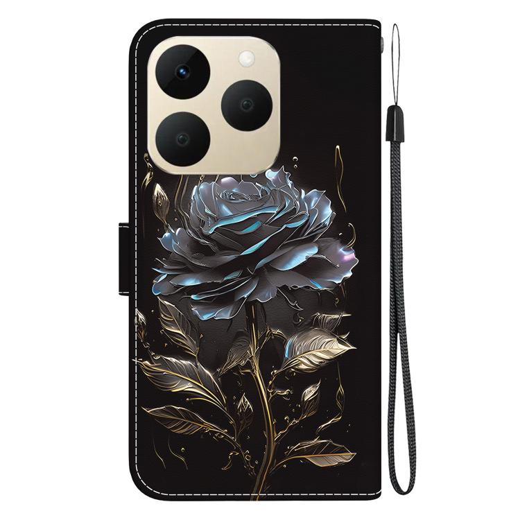 For Realme 15T 5G Crystal Texture Colored Drawing Leather Phone Case
