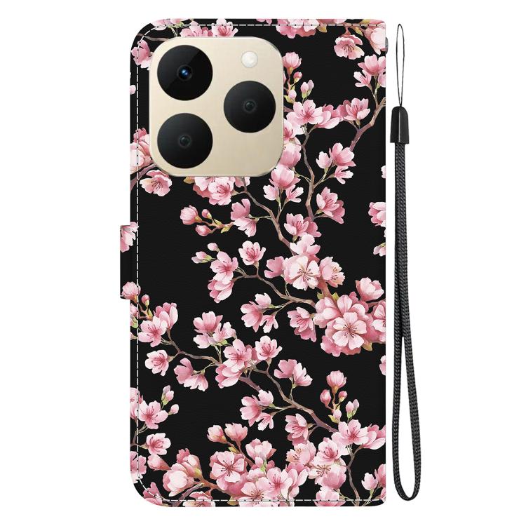 For Realme 15T 5G Crystal Texture Colored Drawing Leather Phone Case