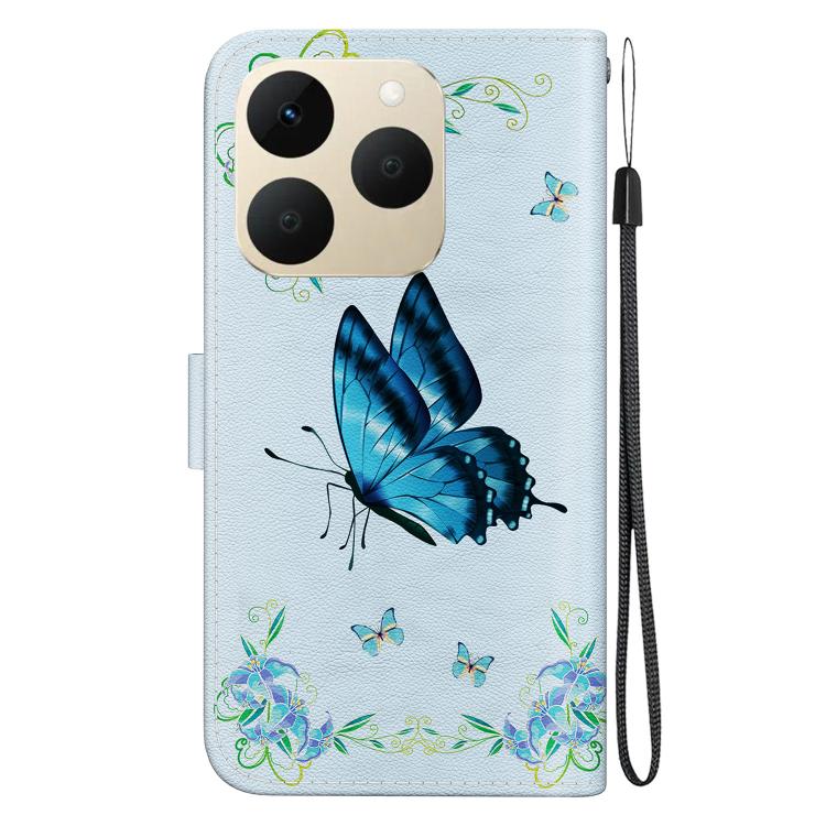 For Realme 15T 5G Crystal Texture Colored Drawing Leather Phone Case