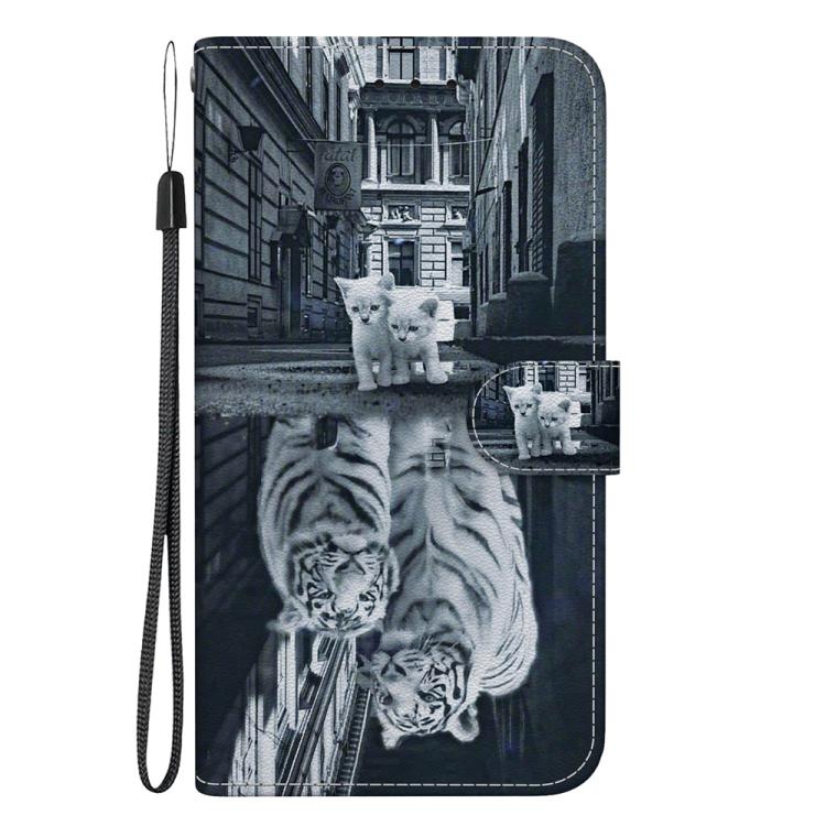 For Realme 16 5G Crystal Texture Colored Drawing Leather Phone Case