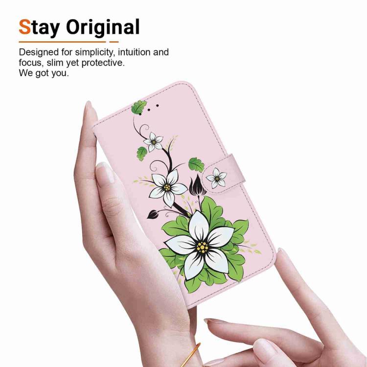 For Realme 16 5G Crystal Texture Colored Drawing Leather Phone Case