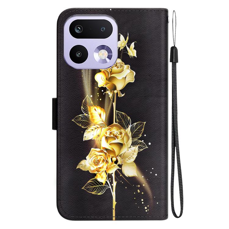 For Realme 16 Pro 5G Crystal Texture Colored Drawing Leather Phone Case