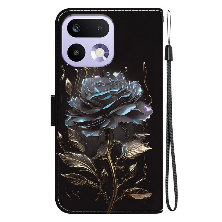 For Realme 16 Pro 5G Crystal Texture Colored Drawing Leather Phone Case