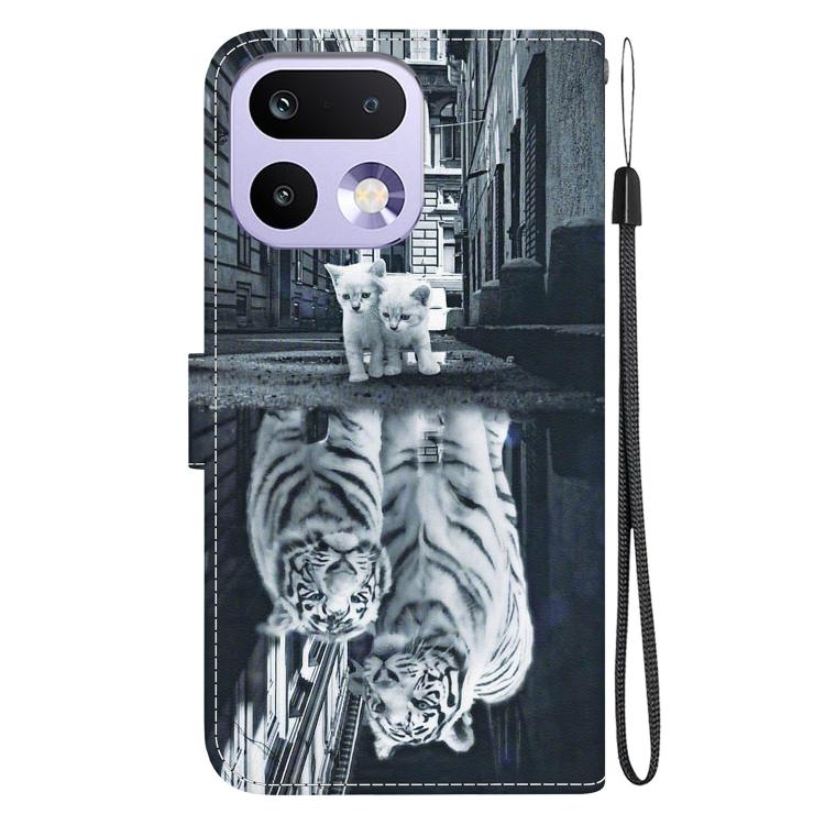 For Realme 16 Pro 5G Crystal Texture Colored Drawing Leather Phone Case