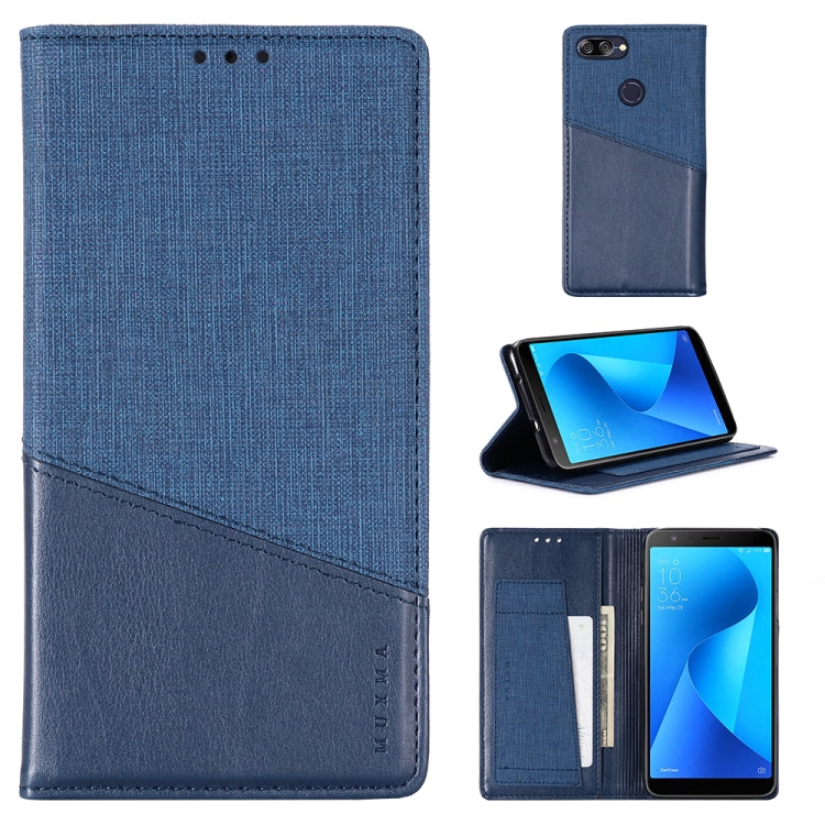 For Asus Zenfone Max Plus (M1) ZB570TL MUXMA MX109 Horizontal Flip Leather Case with Holder & Card Slot & Wallet