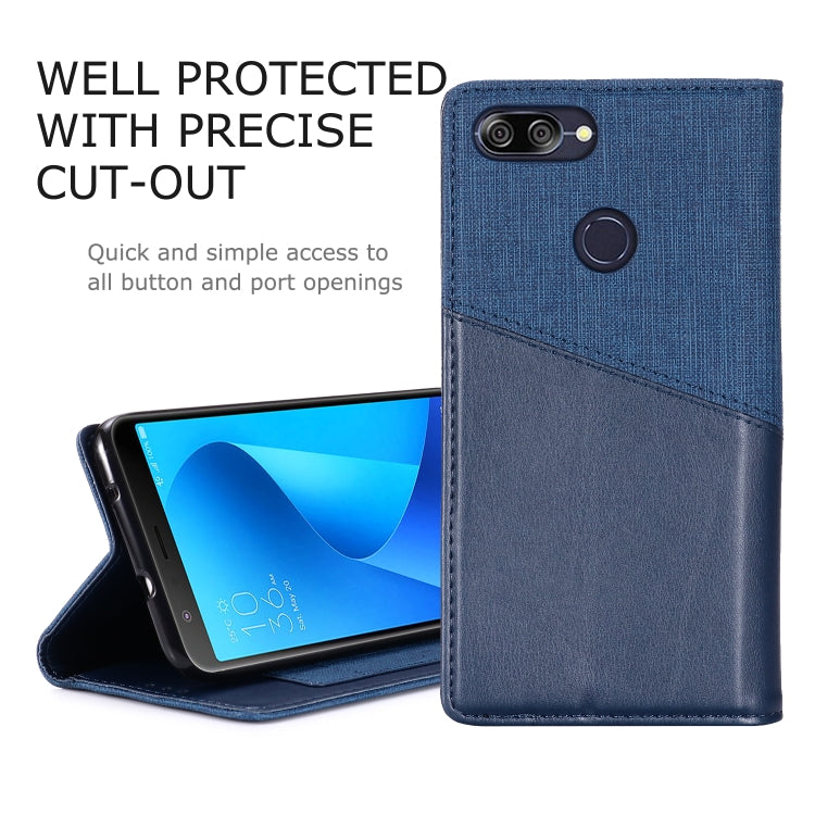 For Asus Zenfone Max Plus (M1) ZB570TL MUXMA MX109 Horizontal Flip Leather Case with Holder & Card Slot & Wallet