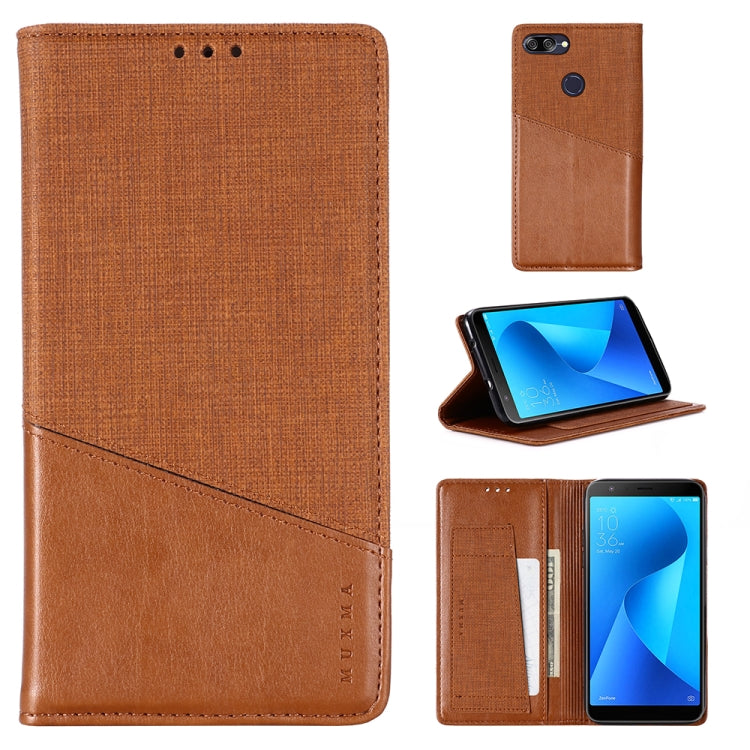 For Asus Zenfone Max Plus (M1) ZB570TL MUXMA MX109 Horizontal Flip Leather Case with Holder & Card Slot & Wallet