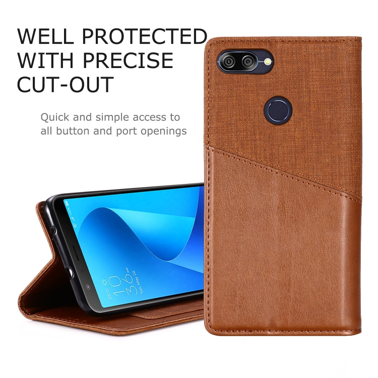 For Asus Zenfone Max Plus (M1) ZB570TL MUXMA MX109 Horizontal Flip Leather Case with Holder & Card Slot & Wallet