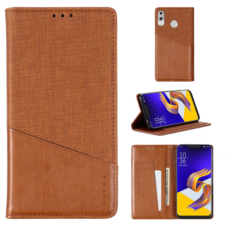For Asus Zenfone 5z ZS620KL MUXMA MX109 Horizontal Flip Leather Case with Holder & Card Slot & Wallet