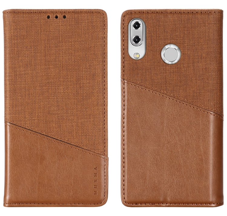 For Asus Zenfone 5z ZS620KL MUXMA MX109 Horizontal Flip Leather Case with Holder & Card Slot & Wallet