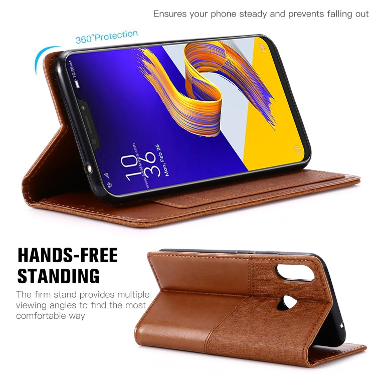 For Asus Zenfone 5z ZS620KL MUXMA MX109 Horizontal Flip Leather Case with Holder & Card Slot & Wallet