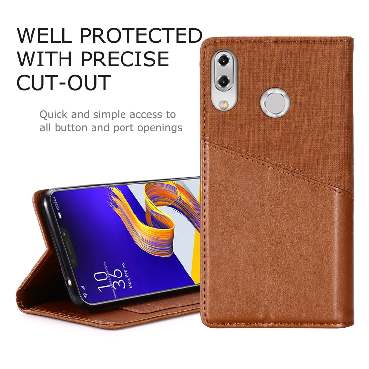 For Asus Zenfone 5z ZS620KL MUXMA MX109 Horizontal Flip Leather Case with Holder & Card Slot & Wallet