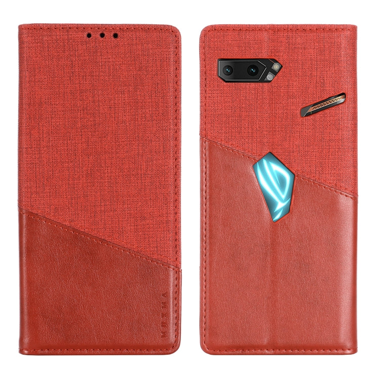 For Asus ROG Phone II ZS660KL MUXMA MX109 Horizontal Flip Leather Case with Holder & Card Slot & Wallet