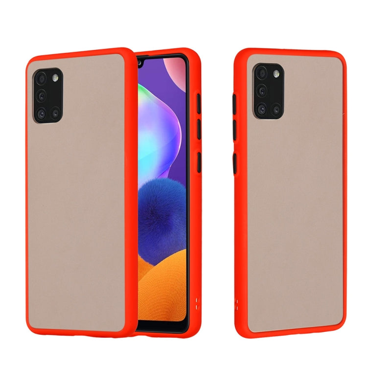 For Samsung Galaxy A31 Skin Hand Feeling Series Shockproof Frosted PC+ TPU Protective Case